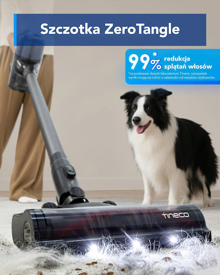 Tineco One S30 Επαναφορτιζόμενη Σκούπα 2 σε 1 Stick & Χειρός 25.2V Γκρι