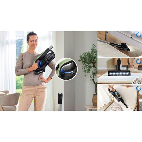 Bosch Unlimited 9 Rechargeable Stick Vacuum 18V Green