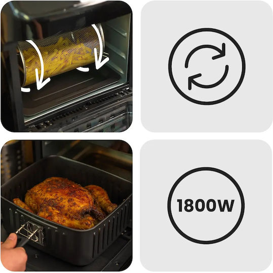 Huslog Heißluftfritteuse 12Es Gray