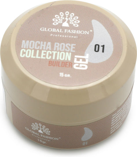 Global Fashion Builder Nail Gel 01 15gr