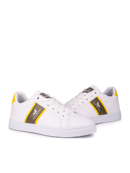 Adidași Pentru Bărbați Albi și Galbeni
