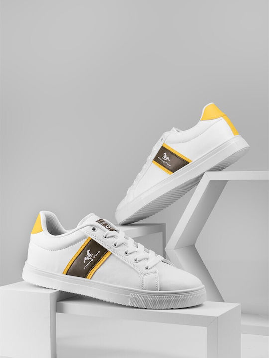 Adidași Pentru Bărbați Albi și Galbeni