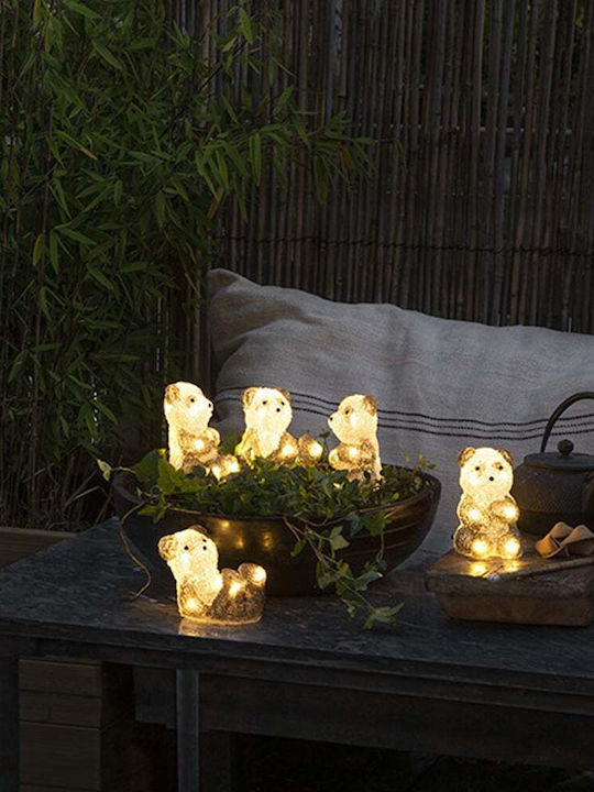 Set Figurină De Crăciun Iluminată Konstsmide Pandas 40 LED-uri 11.5 5 Bucăți 6234-103