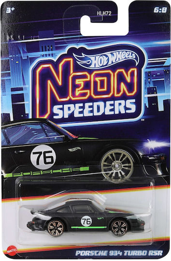 Hot Wheels Mașinuță Neon Speeders Porsche 934 Turbo RSR