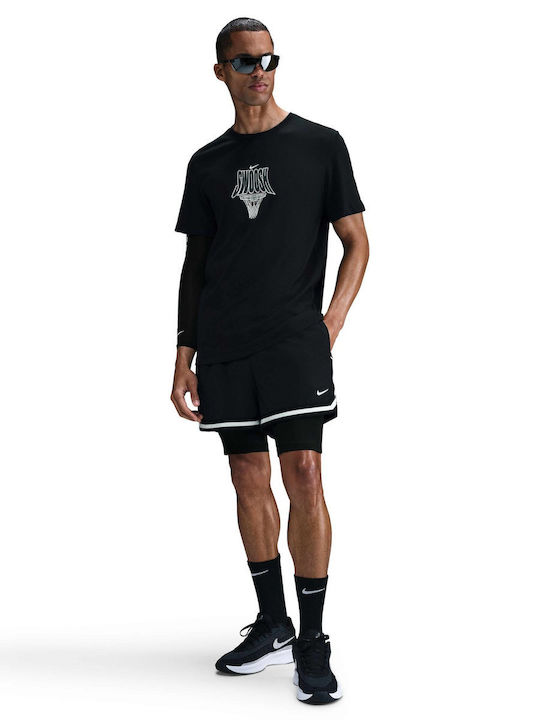 Dri-Fit Спортна тениска Черен