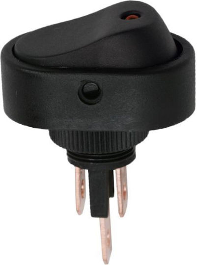 5 Schalter 1 Kreis 20a-12vdc Ein-Aus-Schalter Mit Beleuchtung Rote LED