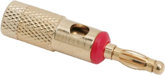 Priză Banană Placată Cu Aur Max 4mm Cablu