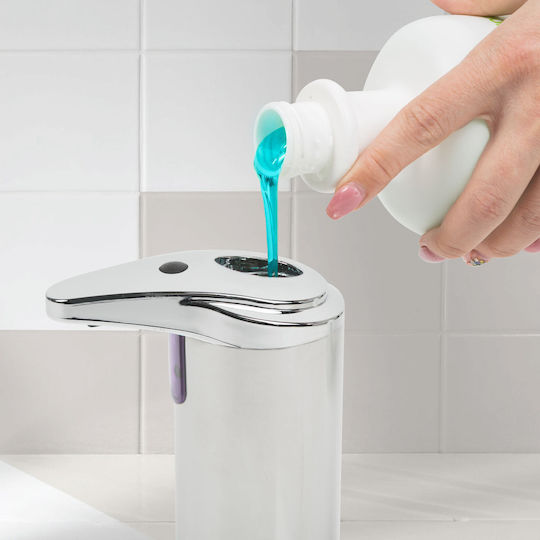 Alista Home Kunststoffspender mit automatischem Dispenser Silber 220ml
