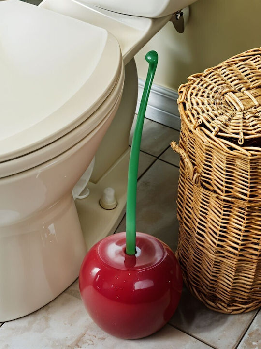 Alista Home Plastic Toilet Brush Red