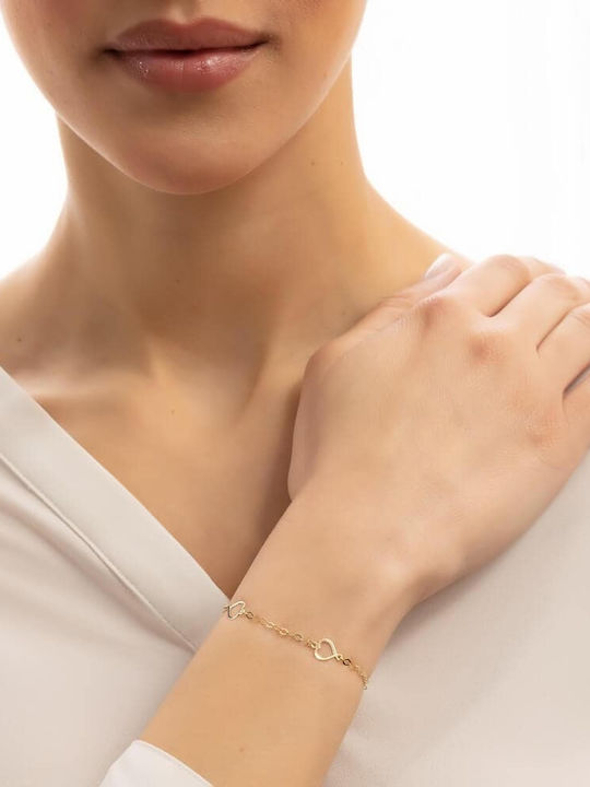 Eforo Βραχιόλι Αλυσίδα Χρυσό 14K