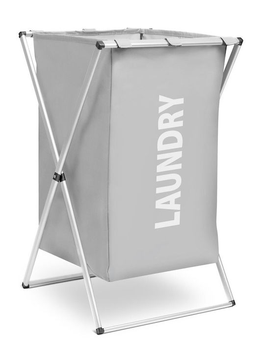 Alista Home Coș De Rufe Din Țesătură Pliabil 55lt 37,5x38x57cm Gri