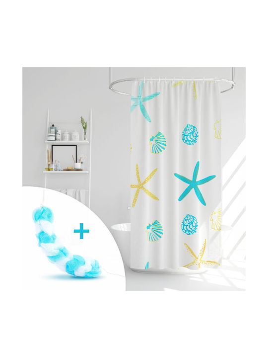 Alista Home Perdea de Baie 180x180cm Multicoloră