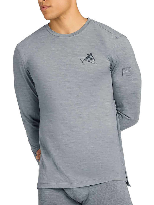 Langarm-Pullover Gray