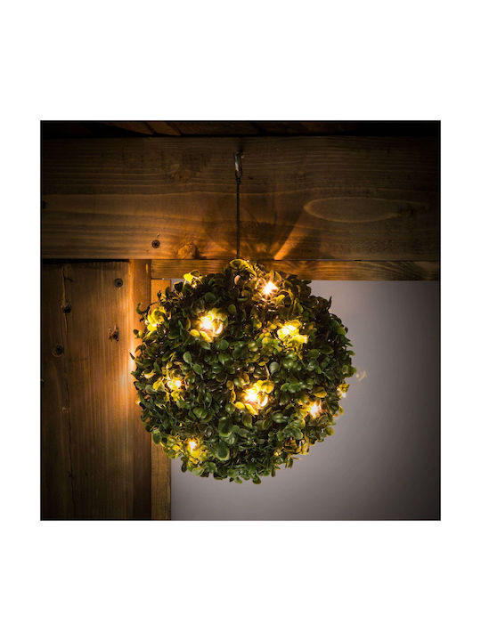 Solar Dekoration Hängende Pflanze 25 Cm 20 Warmweiß LEDs