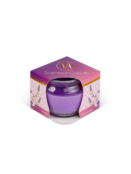 Alista Home Lumânare Aromatică în Borcan cu Miros de Lavandă 70gr