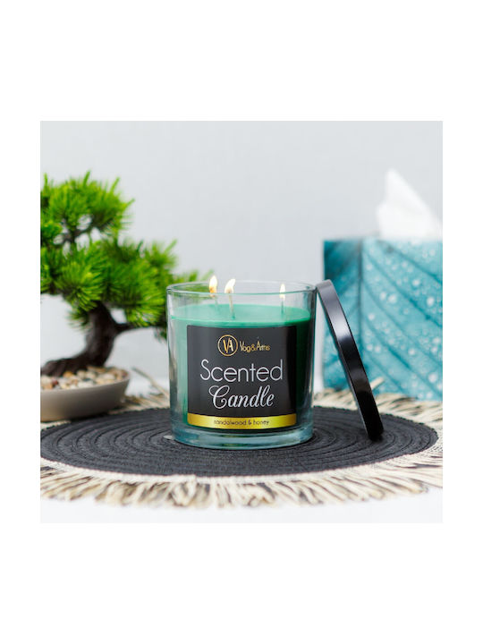 Alista Home Lumânare Aromatică în Borcan cu Miros de Lemn de Santal 350gr