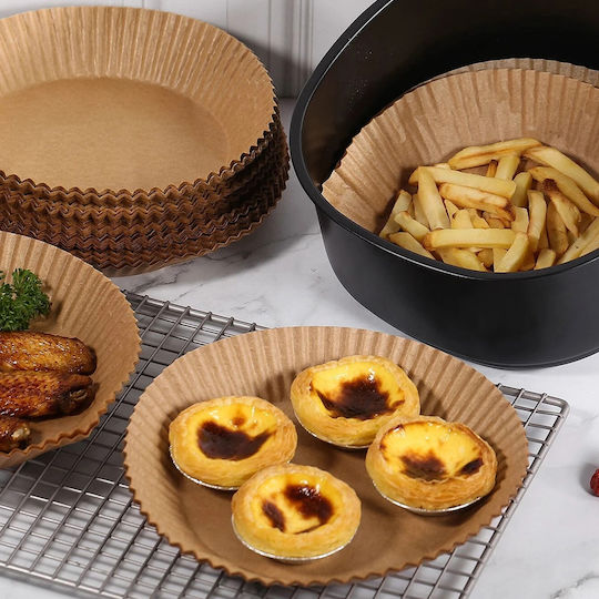 Alista Home Hârtii de Copt Antiaderente pentru Air Fryer 20x20cm 50 Bucăți