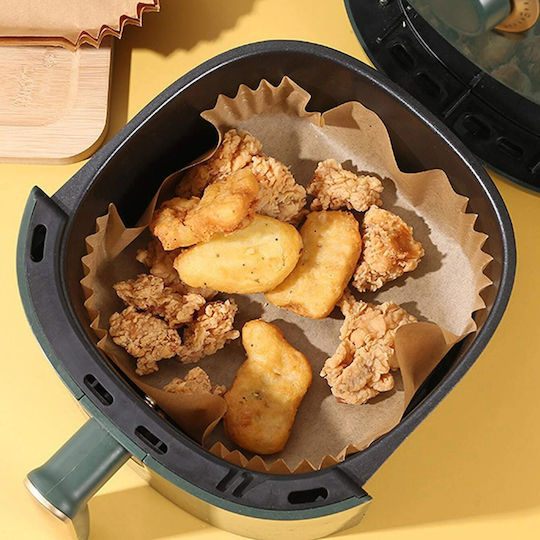 Alista Home Hârtii Antiaderente pentru Air Fryer 23x23cm 50buc