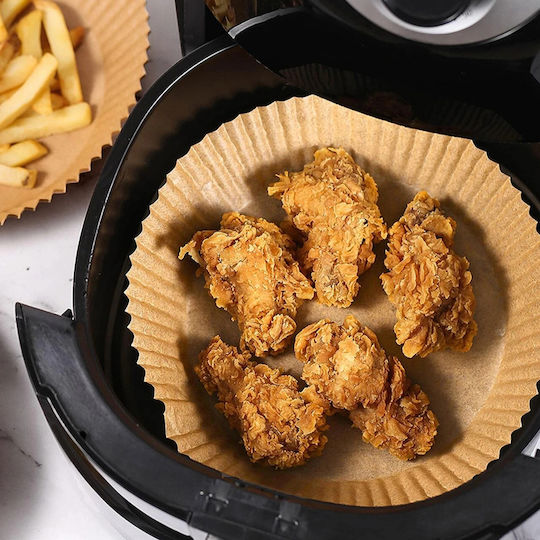 Alista Home Hârtii de Copt Antiaderente pentru Air Fryer 20x20cm 50 Bucăți