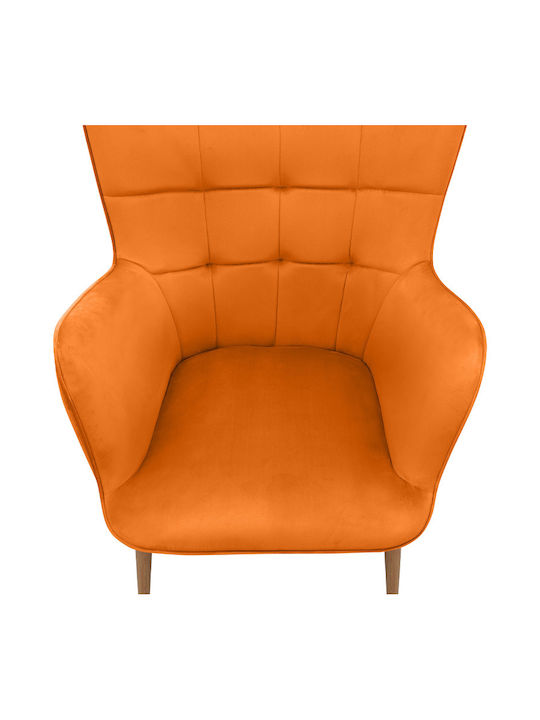 Bergère cu Puf Catifelat Croque 70x62x98cm