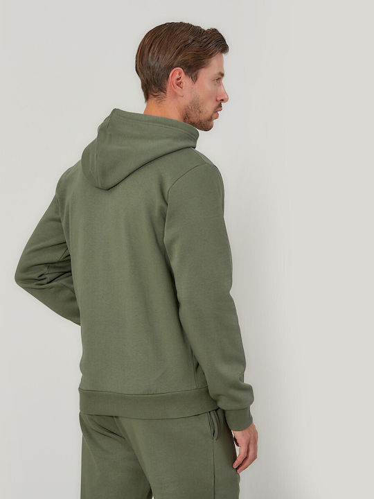 Cardigan With Khaki Hood