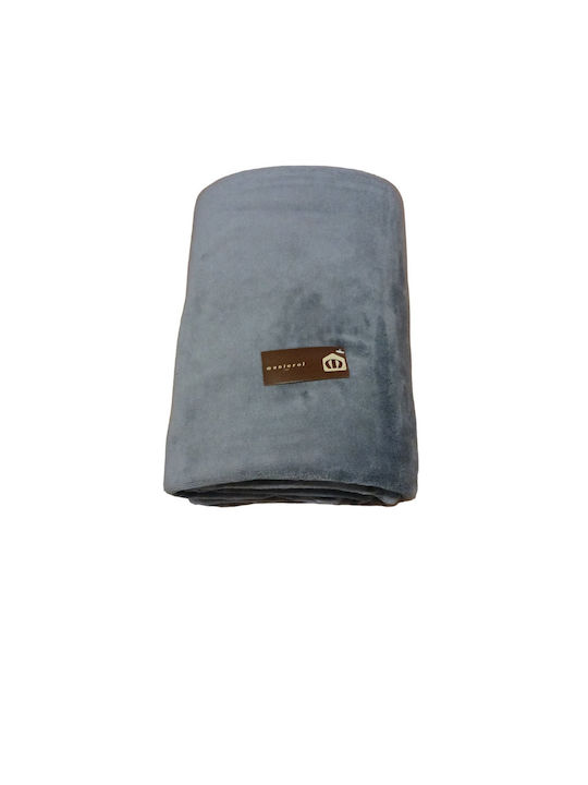 Manterol Casa Chic Colour 001 Blanket Spanish Fleece Single 170x230cm