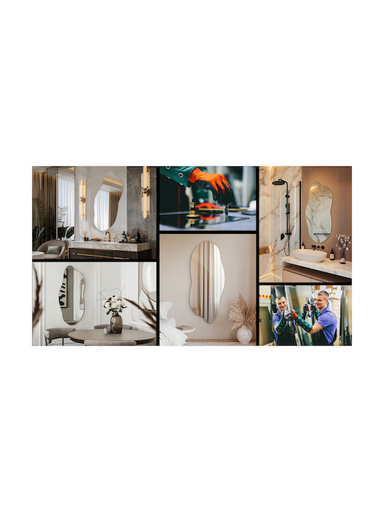 Tulup Wall Mirror 100x45cm 1pcs