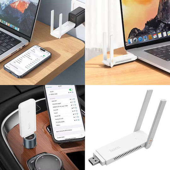 Hoco HI40 USB Network Adapter with Wireless Wi-Fi Connection 150Mbps