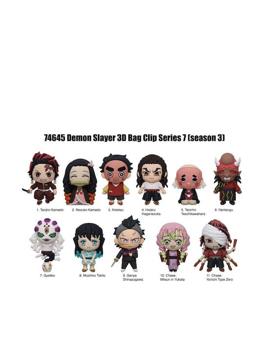 Demon Slayer 3D PVC Schlüsselanhänger Serie 7