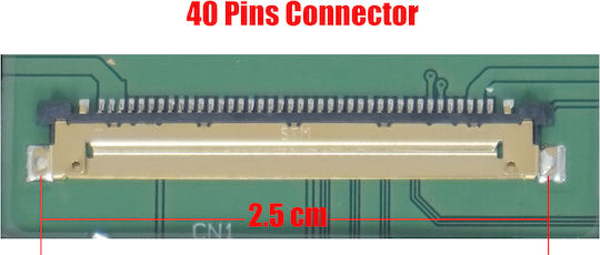 Οθόνη Laptop Nt156whm-n50 15.6'' 1366x768 Wxga Hd Led 40pin Κωδ 1205