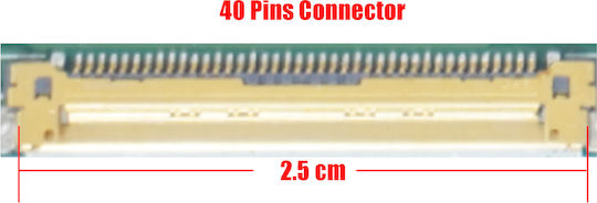 AUO Οθόνη 15.6" 1600x900 Matte 40 Pin για Laptop Δεξιά (B140RW03)