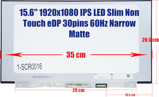 Laptop Screen B156htn06.1 Lenovo Ideapad 330s 15 Inch Series 330s-15ikb Code -1-scr0016