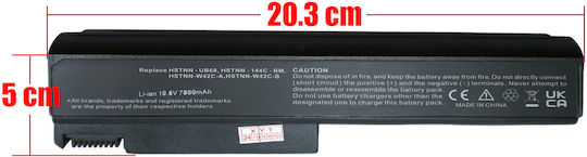 Kompatible Batterie für HP Compaq / EliteBook / ProBook HP Compaq 6530b, 6535b, 6730b, 6735b, EliteBook 6930p, ProBook 6440b, 6445b, 6540b, 6545b mit 7800mAh