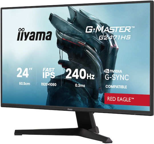 Iiyama G-Master Red Eagle IPS HDR Monitor 23.8" FHD 1920x1080 240Hz