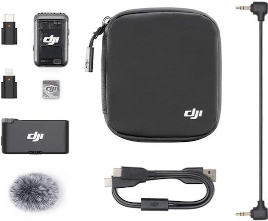 DJI (1 TX + 1 RX) Microphone Πέτου, Χειρός, Ζώνης for Vocals