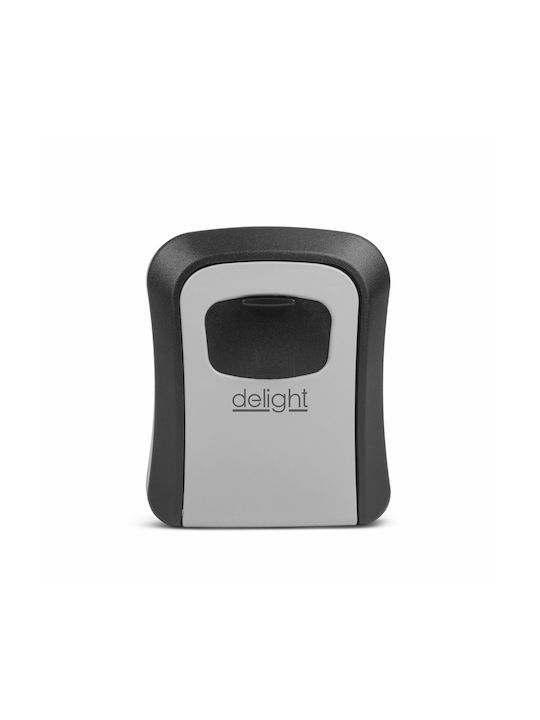 Alista Home Suport de Chei cu Combinație Metalic de Perete cu Roată cu Combinație 9.5x4x11.5cm