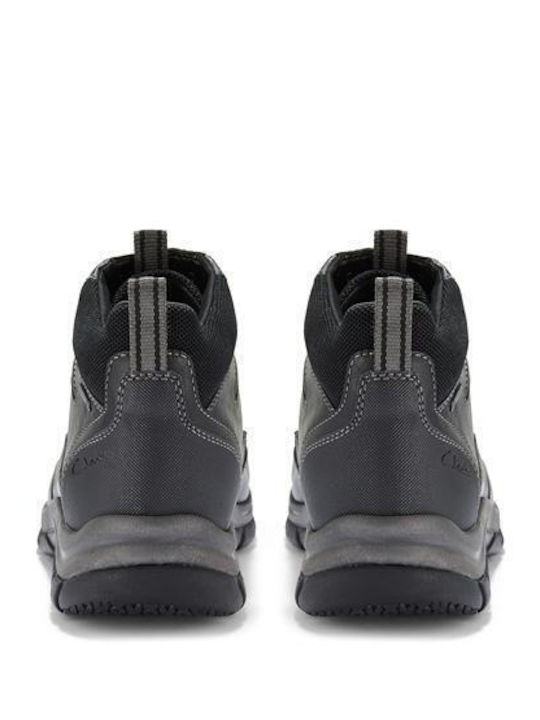 Leather Black Men's Boots Waterproof