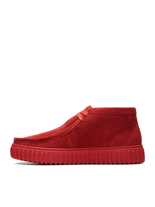 Torhill Hi Suede Κόκκινα Ανδρικά Μποτάκια