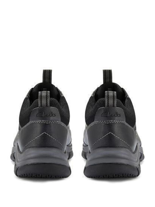 Lo Gore-tex Δερμάτινα Ανδρικά Casual Παπούτσια Μαύρα