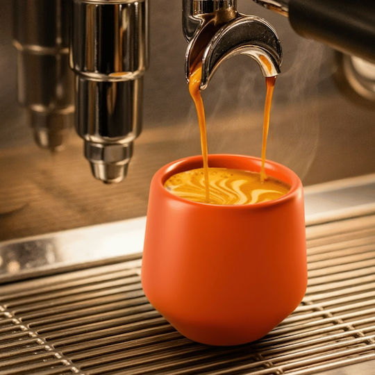 Miamio Σετ Φλιτζάνια Espresso Κεραμικά Μπεζ 90ml 4τμχ
