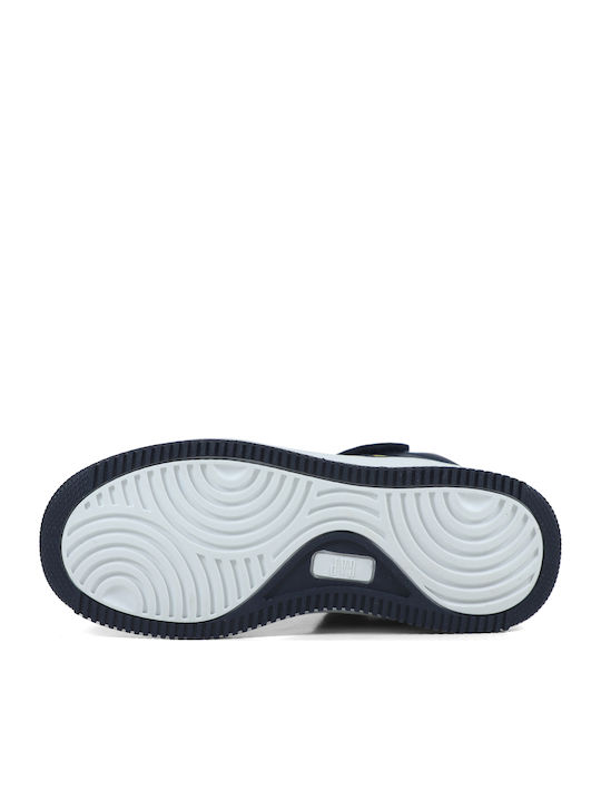 Kids Sneakers High Anatomic with Scratch Navy Blue
