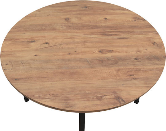 Zeno Rund Tisch Speisesaal aus Massivholz 110x110x73.5cm