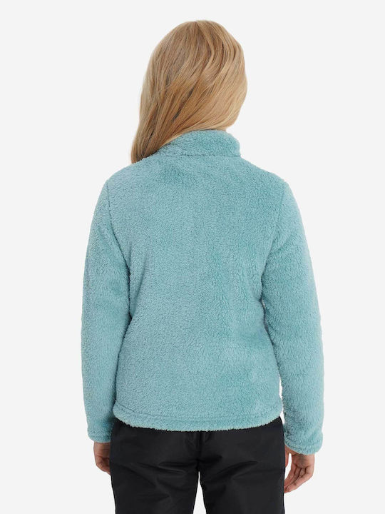 Kids Cardigan Fleece Blue