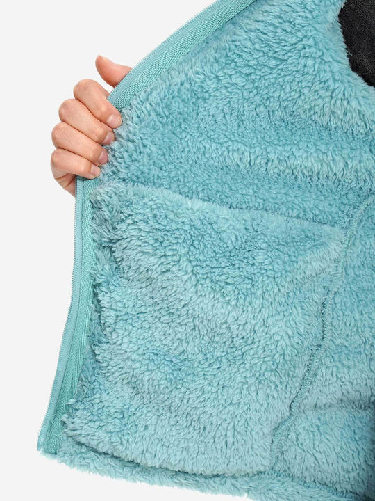 Kids Cardigan Fleece Blue