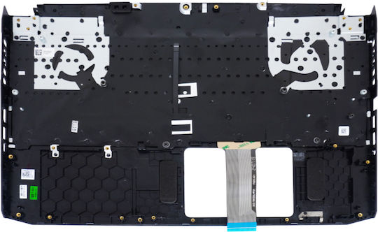 Πληκτρολόγιο Laptop Keyboard Palmrest Acer Nitro 5 An515-44 An515-55 6b.q7kn2.033 Nki151315n Ap336000c00 6b.q7kn2.065 6b.qb2n2.015 6b.qazn2.024 6b.qazn2.028 Us Backlight Red Κωδ.41256usredpalm