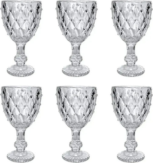 Set de pahare pentru Vin Alb din Sticlă 200ml 6buc