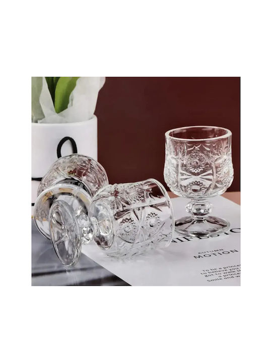 Set de pahare pentru Vin Alb din Sticlă 150ml 6buc