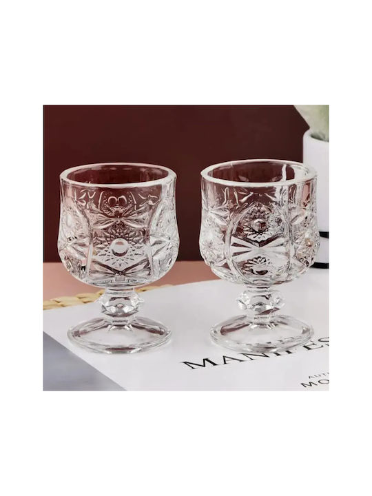 Set de pahare pentru Vin Alb din Sticlă 150ml 6buc