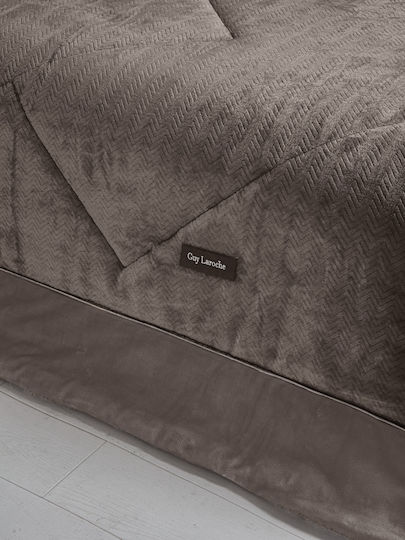 Guy Laroche Hälfte-Doppel Bettbezug 180x240cm Moore Cocoa