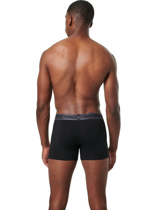 Ανδρικά Μποξεράκια Μαύρο Και Γκρι 2Pack